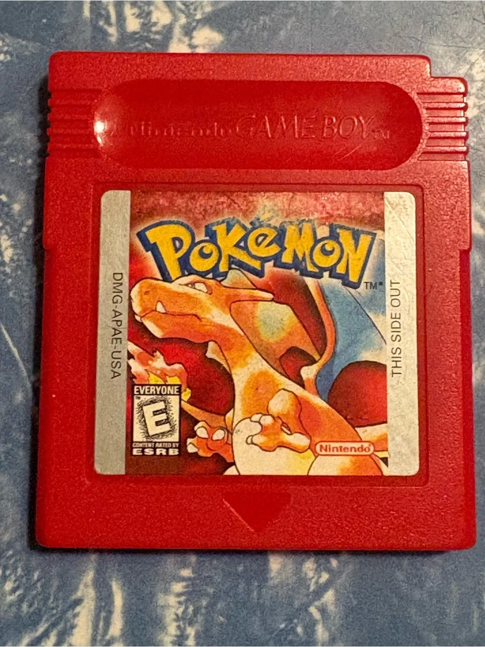 First Edition Nintendo Game Boy Color Pokémon Red Cartridge - Red